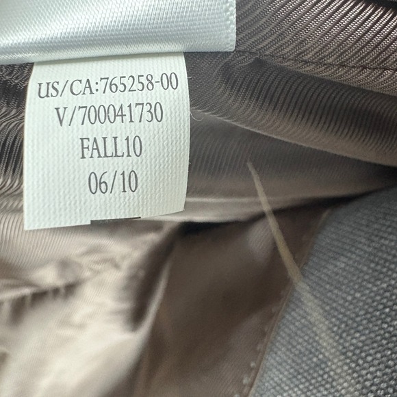 Banana Republic Men's 46R Gray Wool Blend Suit Jacket Blazer Formal Business - Picture 6 of 7